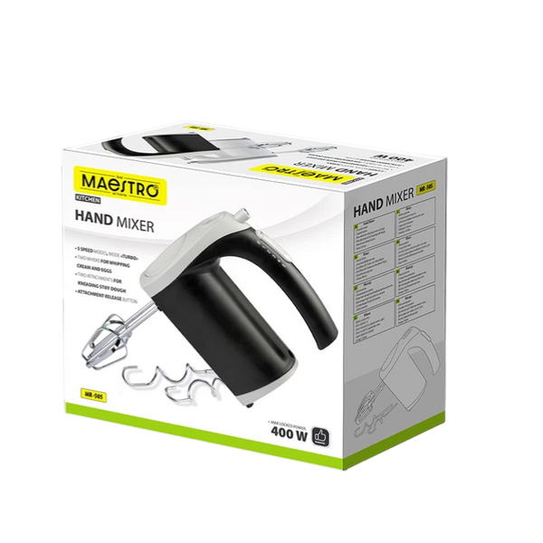 Міксер електричний Maestro MR-505 400Вт для тіста та збивання MR505 фото